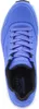 A top-down view of a blue Skechers sneaker. Voir les images du produit