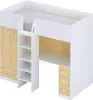 Hochbett mit Kleiderschrank & Schreibtisch - 90 x 190 cm - Produktbild-Vorschau 6