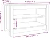vidaXL Lavica na topánky čierna 70x38x45,5 cm Masívne Náhľad obrázku produktu 7