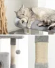 lionto Arbre à chat pour chats 80 cm, avec 2 grottes, lit Voir les images du produit 4