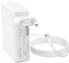 A white power adapter with a coiled white USB-C cable and a USB-C connector. Podgląd zdjęcia produktu
