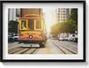 Straßenbahn in San Francisco– Wandbild mit Rahmen – Produktbild-Vorschau 2