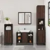 vidaXL Mueble bajo lavabo, color marrón, aspecto de roble, Vista previa de la imagen del producto 3