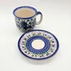 Tasse mit Untertasse Bunzlauer Keramik Unikat  300ml Produktbild-Vorschau 5