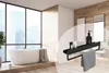 Mensola da Bagno Rea Sf01-600-B Black Anteprima dell’immagine prodotto 8