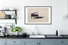 MuchoWow® Gerahmtes Poster Ein Klavier am Strand 90x60 cm - Produktbild-Vorschau 4