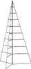 vidaXL Albero di Natale in metallo per decorazioni nero 180 Anteprima dell’immagine prodotto 8