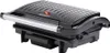 A black and silver electric grill is shown against a white background. Produktbild-Vorschau