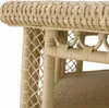 Casa Padrino Luxus Rattan Couchtisch Naturfarben 120 x 105 Produktbild-Vorschau 3