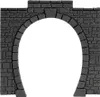 NOCH 60010 H0 Portale del tunnel, a binario unico, 2 pezzi, Anteprima dell’immagine prodotto 4