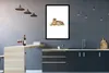 MuchoWow® MuchoWow® Gerahmtes Poster Tiger - Bild - Gras Produktbild-Vorschau 5