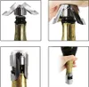 Champagnerverschluss 1er-Pack, Edelstahl Vakuumverschluss, Produktbild-Vorschau 3