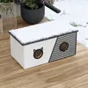 QLS Katzenhaus Outdoor XXL 85x45x37,5cm isoliert wetterfest Produktbild-Vorschau 11