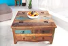 riess-ambiente Massiver Couchtisch JAKARTA 70cm bunt Truhe Produktbild-Vorschau 2