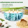 Bougies à la citronnelle pour l'extérieur, grandes, 3 x 400 Voir les images du produit 3