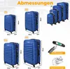 KESSER® 4tlg. Hartschalenkofferset Hartschalenkoffer Produktbild-Vorschau 2