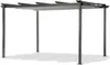 Leco Aluminium Pergola mit Faltdach lichtgrau 4 x 3 m Produktbild-Vorschau 1