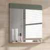 Koupelnové zrcadlo Vicco Izan Zelený/zlatý dub 60 x 62 cm s Náhled obrázku produktu 4