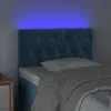 LED Kopfteil Dunkelblau 80x7x78/88 cm Samt , Kopfteile Produktbild-Vorschau 3