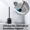 DEKAZIA® Toaletna Kefka Cierna Bambus Silikon – WC Kefka s Náhľad obrázku produktu 2