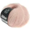 A ball of pink yarn with a label. Produktbild-Vorschau