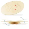Tavola d'equilibrio in legno con labirinto e palline - Anteprima dell’immagine prodotto 6