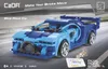 CADA Construction Blocks Racing Car Blue C51073W 25662 Voir les images du produit 8