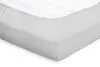 Eleganzzz Split-Topper-Spannbetttuch Perkal – Grau  – Produktbild-Vorschau 2