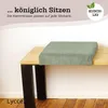 Coussin Lycce pour banc, fixation par pinces, 1 barre, Voir les images du produit 5