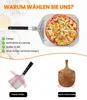 Pizzaschaufel aus Aluminium für Grill oder Ofen mit Produktbild-Vorschau 4