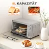 HOMCOM mini trouba 9 l s plechem na pečení, roštem na Náhled obrázku produktu 4