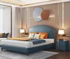 Bett Polster Design Luxus Metall Doppel Betten Ehe Schlaf Produktbild-Vorschau 5