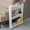 2er-Set Ausziehbares Zwischenregal mit Rollen 4 Reihen Büro Produktbild-Vorschau 14