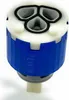 A close-up studio shot of a faucet cartridge. Produktbild-Vorschau