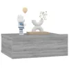 vidaXL Wiszące szafki nocne 2 szt. Szara Sonoma 40x30x15 cm Podgląd zdjęcia produktu 12