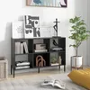 COSTWAY Bücherregal mit 6 Fächern, Standregal mit erhöhten Produktbild-Vorschau 2