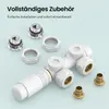 S'AFIELINA Multiblock Set für Heizkörper Anschlussarmatur, Produktbild-Vorschau 3
