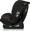 Side view of a black car seat with red trim, set against a white background. Produktbild-Vorschau