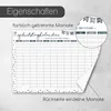 Geburtstagskalender Konfetti I DIN A2 I jahresunabhängig I Produktbild-Vorschau 3