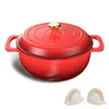 FCH litinový hrnec 26 cm – 6QT-5,5 l smaltovaný pekáč s Náhled obrázku produktu 1