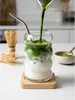 Altınbaş 6er Set Matcha Gläser 400ml - Geriffelte Produktbild-Vorschau 2