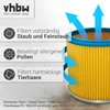 vhbw Faltenfilter kompatibel mit Parkside PNTS 30/4(E/S), Produktbild-Vorschau 3