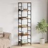 vidaXL Libreria a 5 ripiani, 50 x 33 x 188,5 cm, realizzata Anteprima dell’immagine prodotto 2