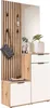 Kompaktgarderobe EASY in Artisan Eiche / weiß, (BxHxT) Produktbild-Vorschau 1