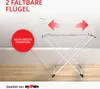 Grafner Wäscheständer mit Sockenhalter und Korb für Produktbild-Vorschau 5