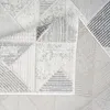 Teppich Wohnzimmer Kurzflor - Grau - 200x290 cm - Klassisch Produktbild-Vorschau 5
