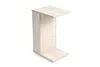 A single marble side table is shown against a white background. Produktbild-Vorschau