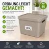 Plastard Aufbewahrungsbox mit Deckel 4er-Set 12,5 Liter in Produktbild-Vorschau 2