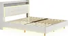 Merax Polsterbett 140x200cm mit USB-Steckdose und LED,  Produktbild-Vorschau 7