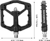 ROCKBROS Pédales de vélo en nylon MTB antidérapantes 9/16'' Voir les images du produit 6